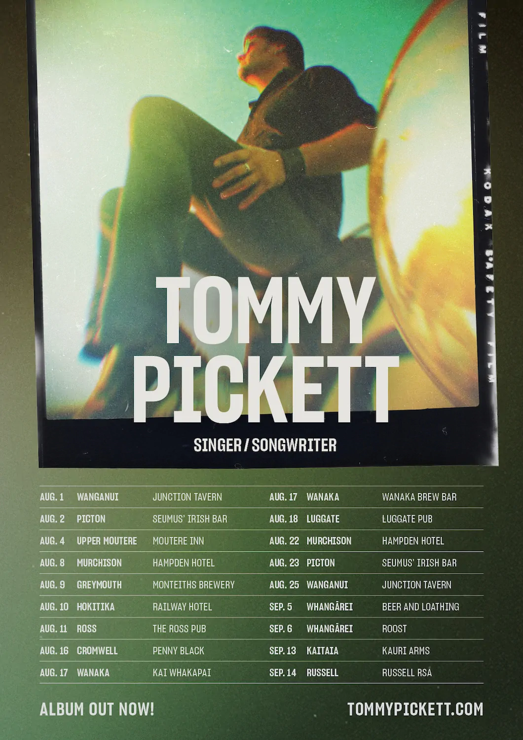 Tommy Pickett Tour 2024